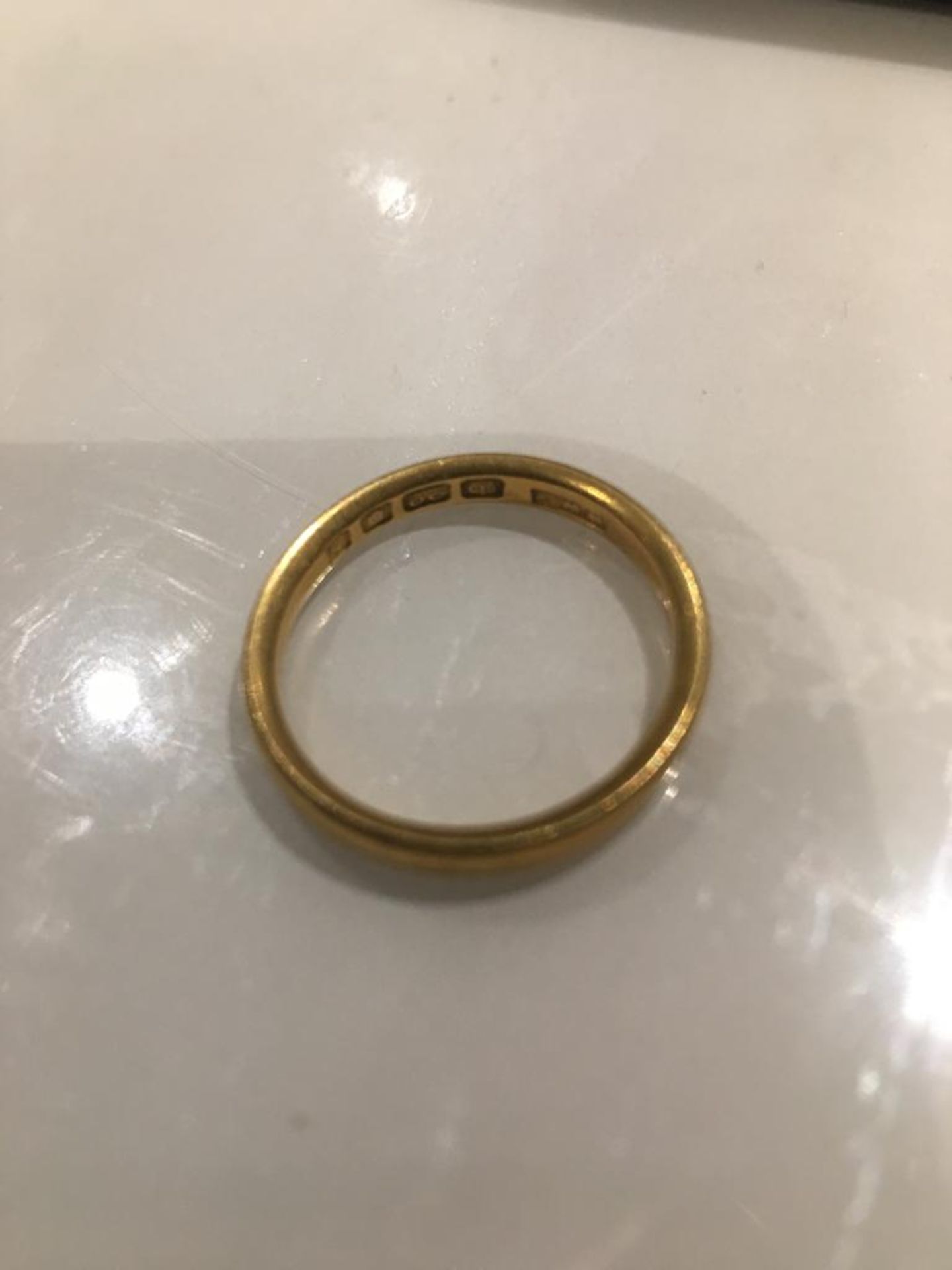 22CT SOLID GOLD BAND RING