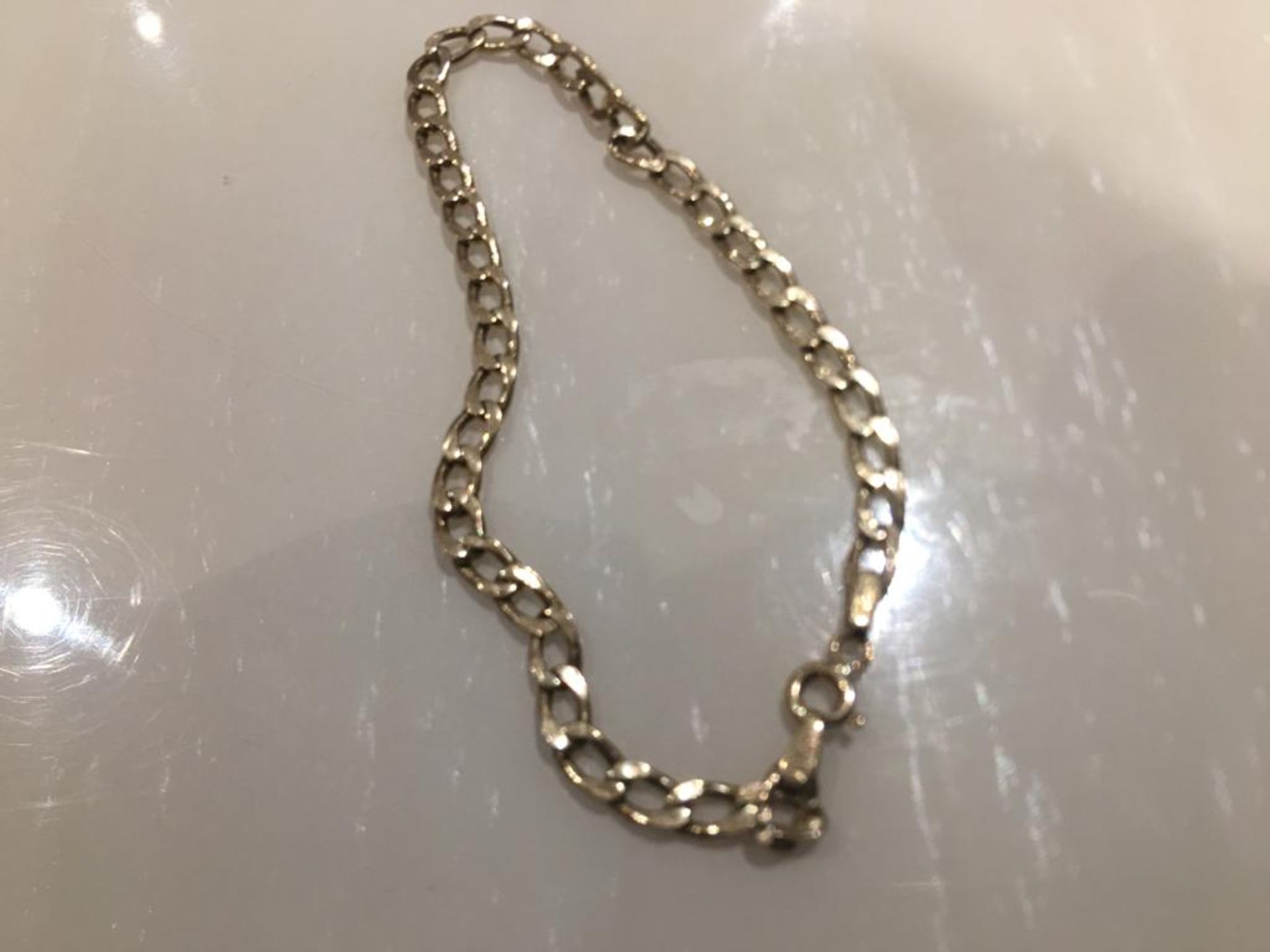 GOLD BRACELET SOLD AS YELLOW METAL MARKED - Image 2 of 3