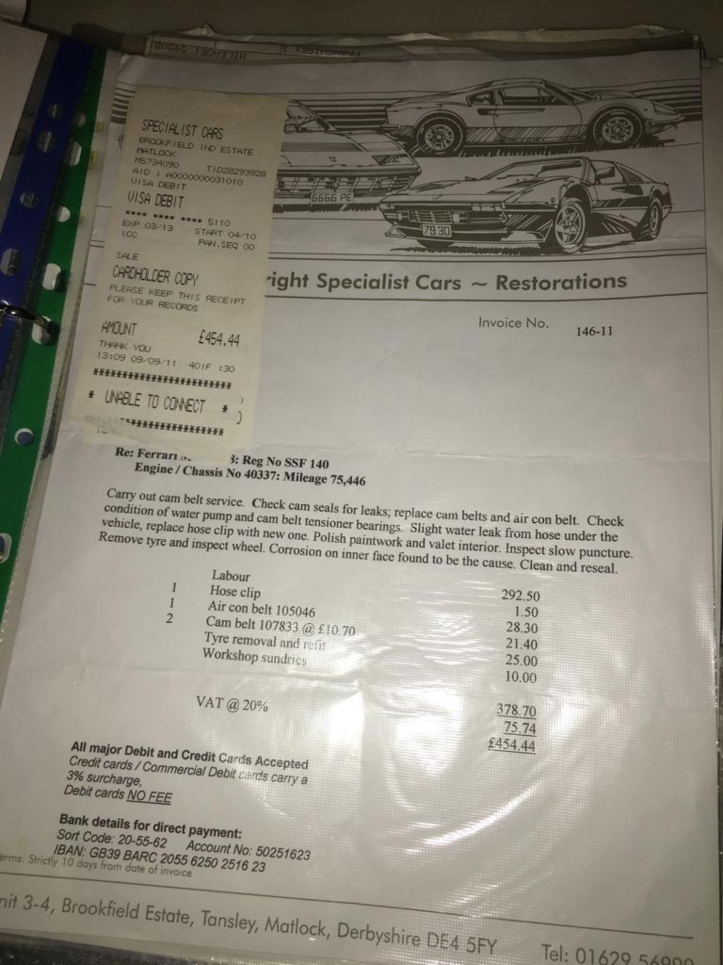 1982 FERRARI MONDIAL 2926CC MANUAL **ORIGINAL FERRARI SERVICE BOOKLET** - Image 49 of 49