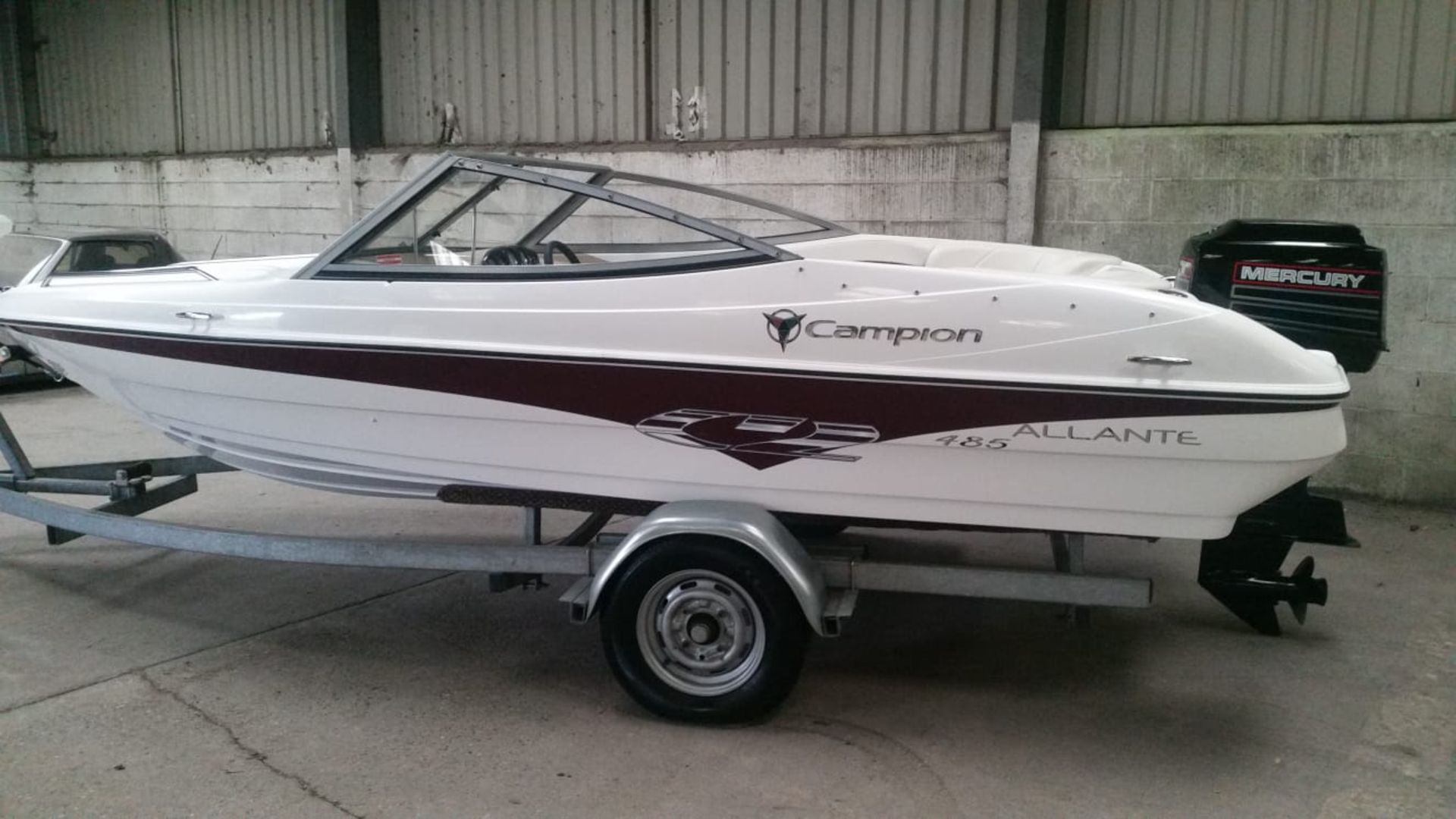 CAMPION ALLANTE 485 SPORT DECK BRAND NEW BOAT WITH 60HP MERCURY, NEW GALVANISED TRAILER - Image 2 of 8