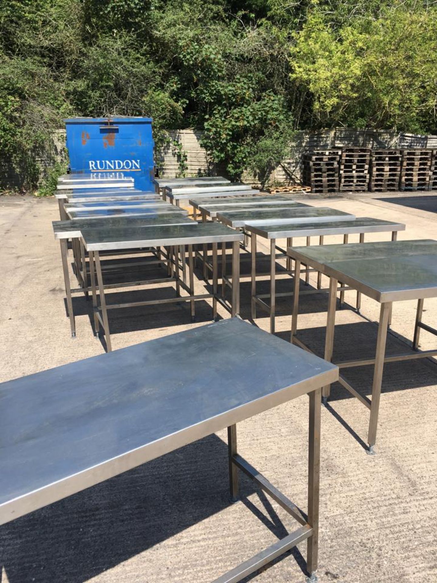 STAINLESS STEEL WORK BENCHES X10