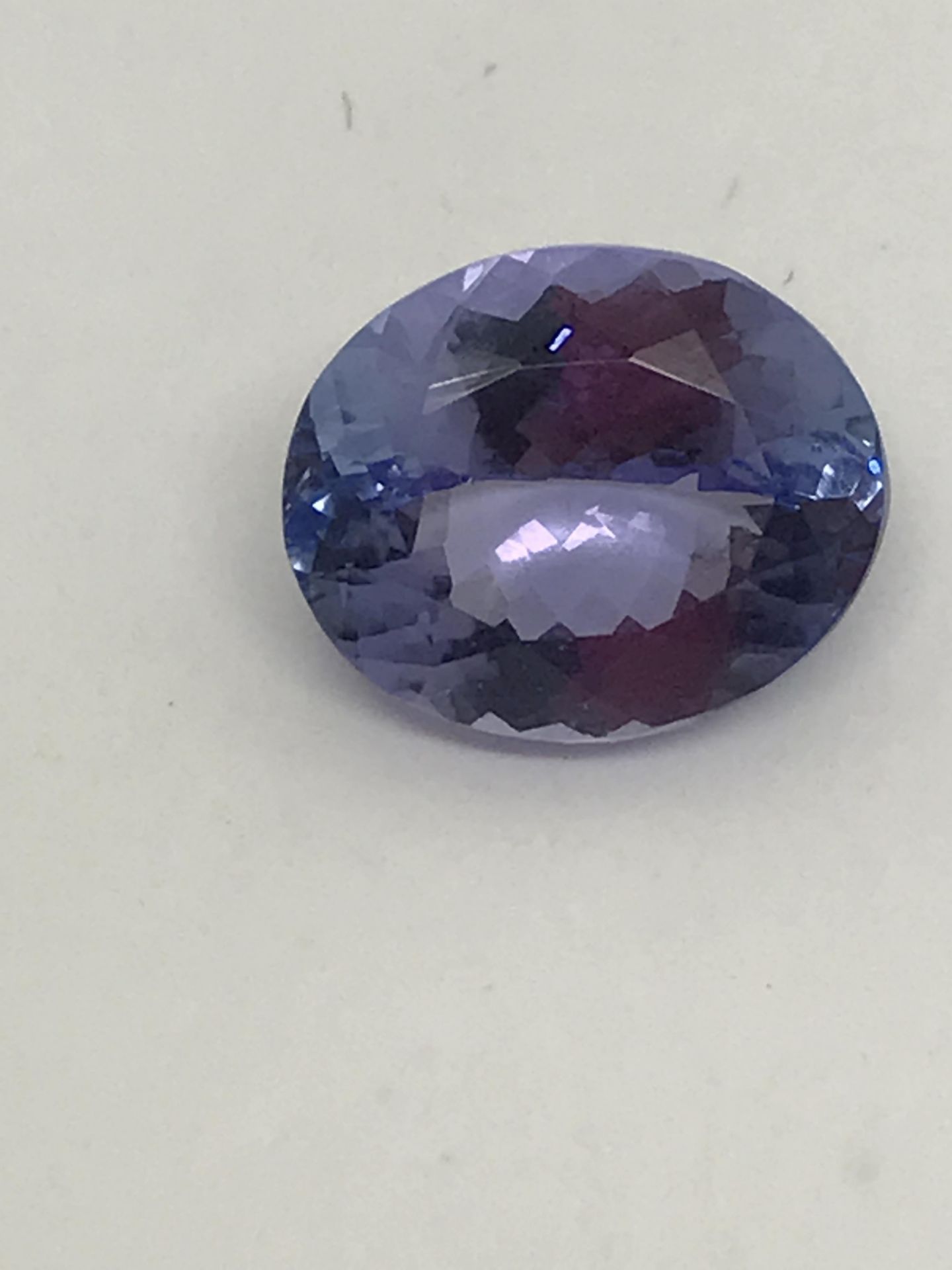 4.15CT NATURAL LOOSE TANZANITE GIL CERTIFICATE - Image 3 of 3