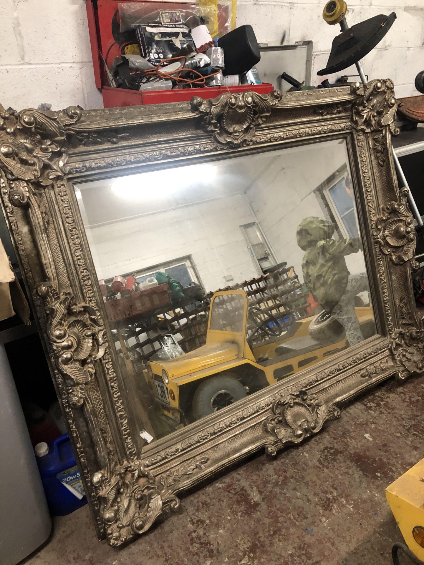 LARGE MIRROR NEW COST £2800 - Image 2 of 2