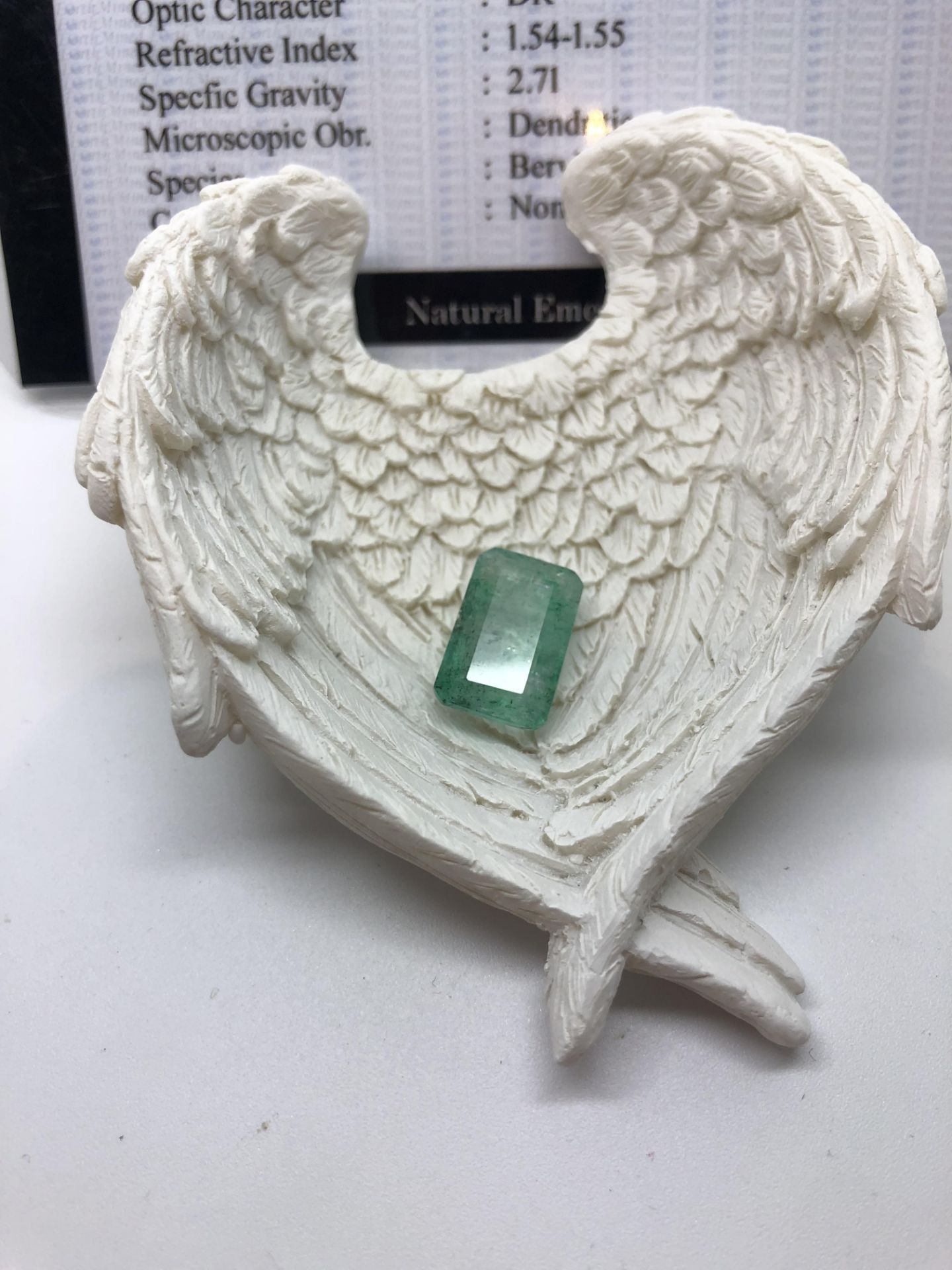 7.00CT NATURAL LOOSE EMERALD - Image 2 of 2