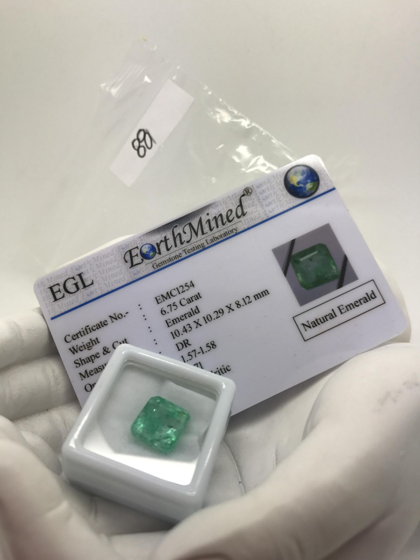 6.75CT NATURAL EMERALD