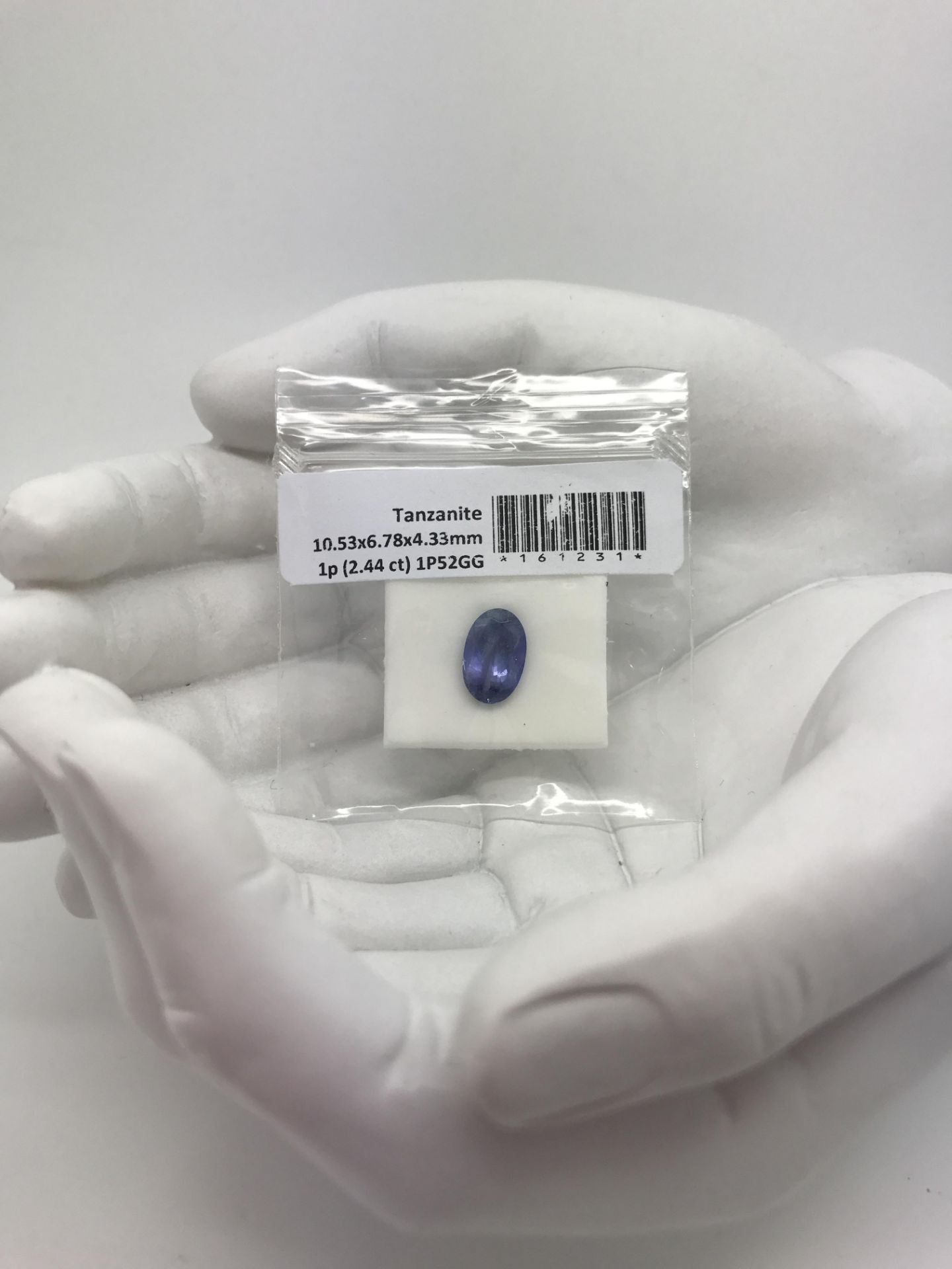 2.24CT NATURAL LOOSE TANZANITE PGTL CER - Image 2 of 3