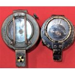 . WW1 & WW2-era British/Australian Army prismatic compasses (2)