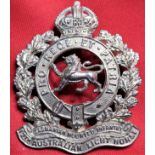 1900 - 1912 era 12th Australian Light Horse Regiment (Tasmanian Mounted Infantry) cap badge