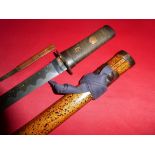 Japanese C. 1660 Shinto Tanto by Sukesada 2 with scabbard