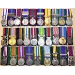 British & Commonwealth miniature medal sets (3)