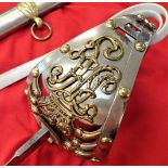 British Army 1834 Ptn Royal Horse Guards Officer’s sword/scabbard-Charles Chetwynd-Talbot