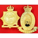 1953 - 60 era set of Australian 11/44th Bn & 28th Bn cap badges (2)