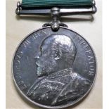 British Army Volunteer Long Service Medal 1894 Cpl Elsdon, 3rd Durham Royal Garr. Artill. Volunteers