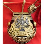 An exceptionally fine condition British Army Officer’s 12th Royal lancer’s Czakpa cap