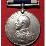 WW1 Royal Navy Gallipoli/Lone Pine Bombardment/HMS Campania sinking-rel. L.Service/G.Conduct Medal