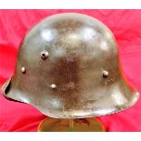 WW2 Model 1936 Bulgarian Army steel helmet