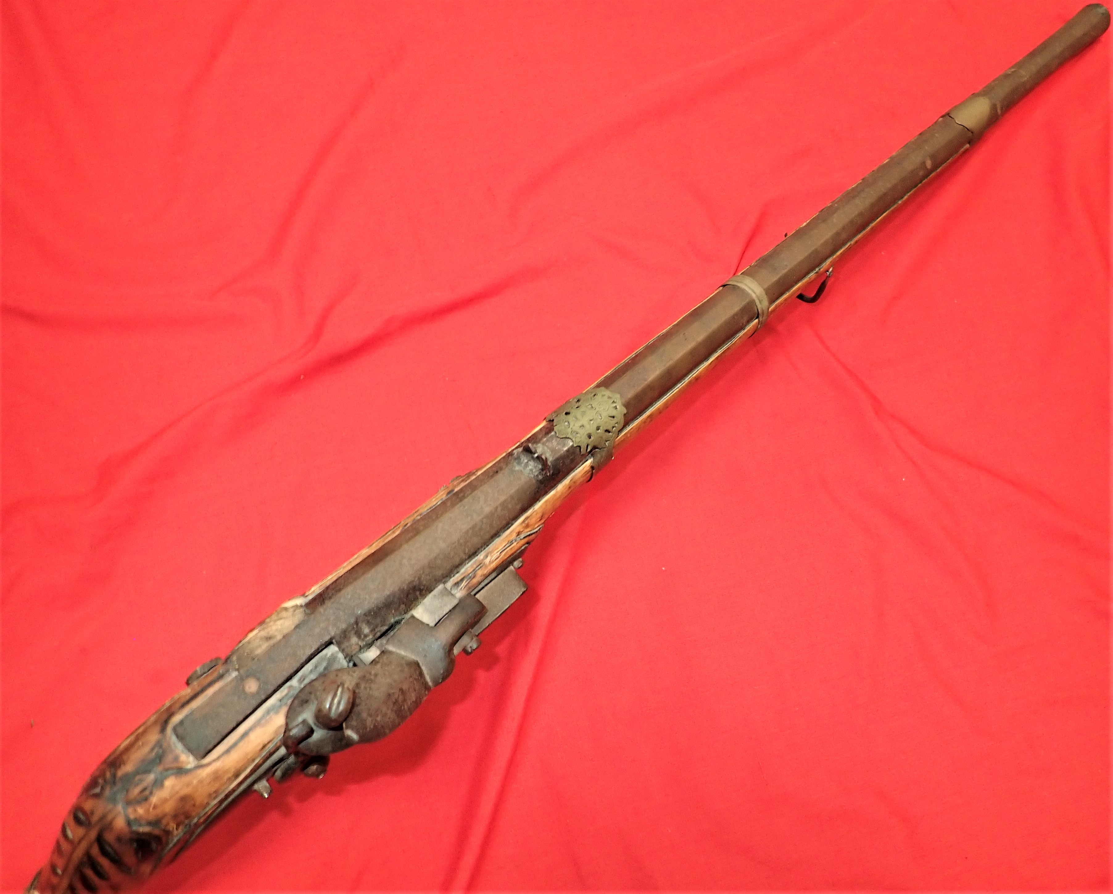 Middle Eastern Jezail rifle Musket - Image 4 of 5