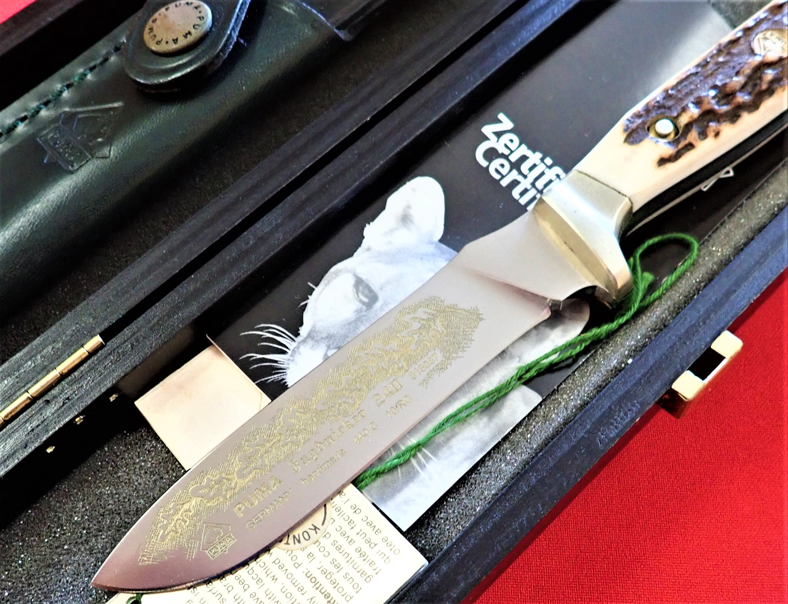 German-made knife & scabbard by Puma 2 - Image 4 of 6