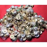 Bag of mixed Australian & Commonwealth Staybrite uniform buttons