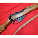 Deactivated WW2 No.4 Mk1.303 SMLE rifle with sling by Savage USA