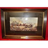 Framed print ‘Australian Artillery coming into action Ypres 1917’ by H.S. Power