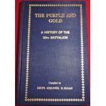 Book: WW1 Army unit history – Purple & Gold – A History of the 30th Battalion by Lt. Colonel H Sloan