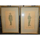 Monty Wedd prints Lt. Colonel A.A.O.C. 1903 & SGT. A.A.O.C. 1903