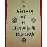 Book: Australian Army unit history – A History of 41 RNSWR 1916-1983 by WO2 J W Alcorn