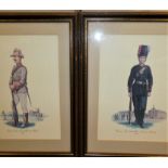Monty Wedd prints Trooper QLD Mounted Infantry 1893 & Gunner NSW Volunteer Artillery 1873