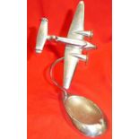 WW2-era Hudson light bomber trench art ashtray piece