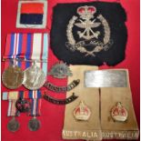 WW2 Australian Army medal & ephemera group to Major Lorne Greville