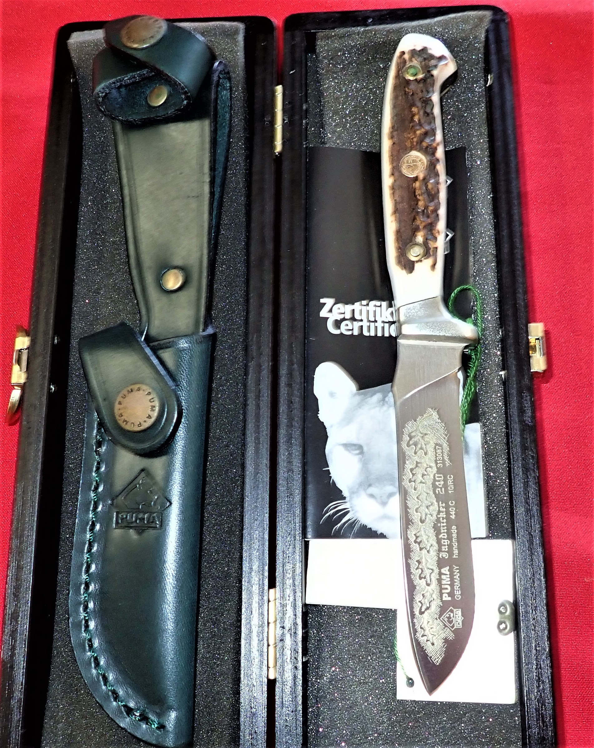 German-made knife & scabbard by Puma 2 - Image 2 of 6