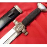 Nazi Germany Red Cross enlisted man’s Hewer/dagger