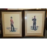 Monty Wedd prints Ranger Ballarat Volunteer Rifles 1874 & R.Q.M.S., Tasmanian Volunteer Rifles 1887