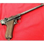 German P08 ‘Artillery’ Luger Pistol – 9 mm Calibre