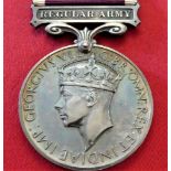 British Army Long Service & Good Conduct Medal G.VI SGT Hirst Royal Artillery