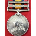 Queen’s S.Africa Medal - Gunner S.Smith served 6th Coy, Wstrn Div Royal Garr Artill. during Boer War