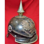 WW1-era German Jager Zu Pferde spiked helmet