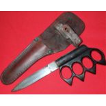 Rare WW2 Australian Army ‘Z’ force special knuckle duster fighting knife