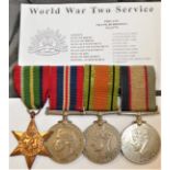 WW2 Australian Army medal group to Private Burrowes, served with the Australian Small Ship Company