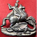 1900 – 1912 era St. George’s English Rifle Regiment (N.S.W.) cap badge (34 mm example)