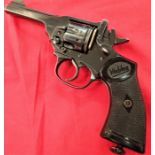 British Webley Revolver Mark IV – .38 Calibre & holster/webbing belt
