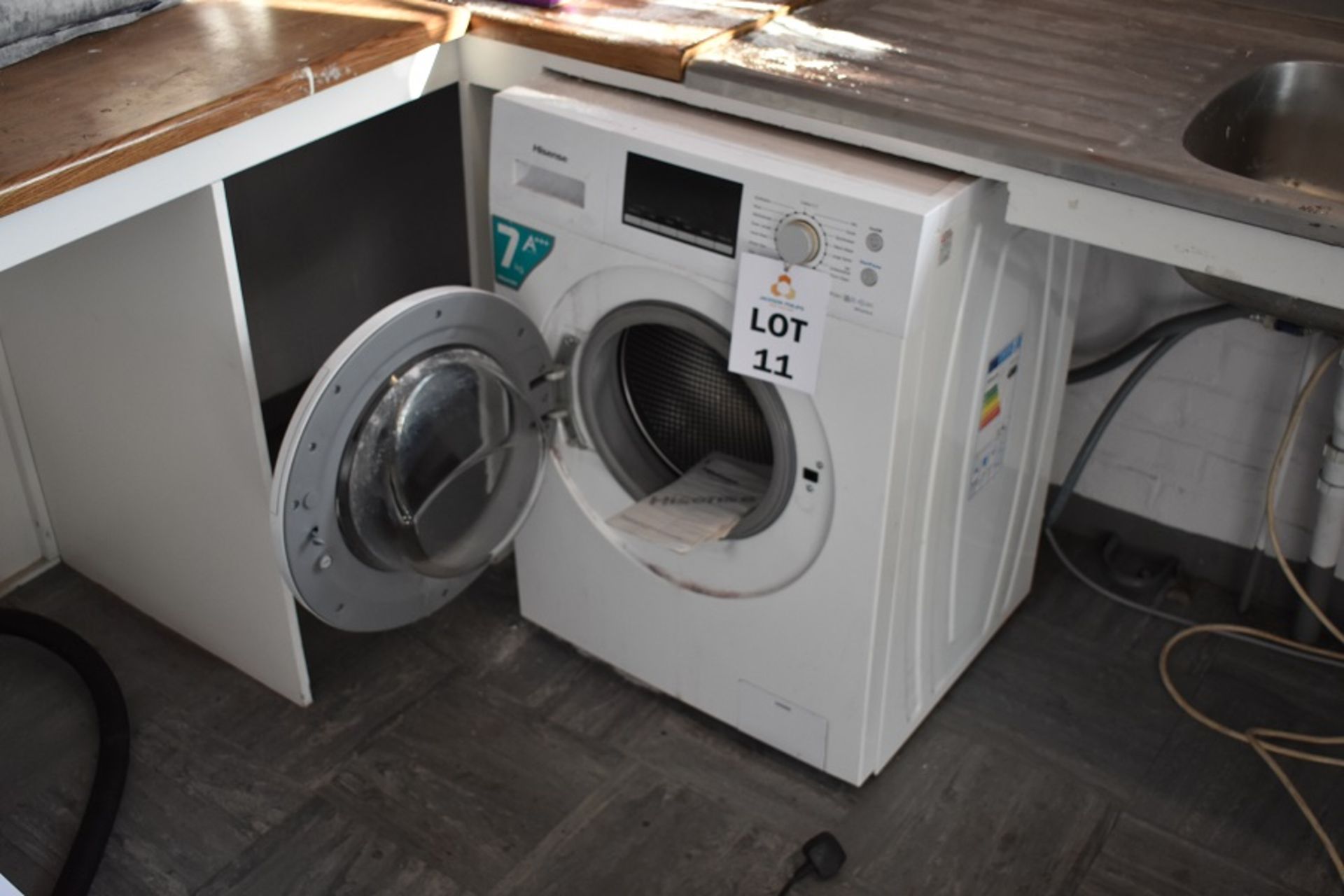 1 X HISCENSE WFUA 7012 WASHING MACHINE 7KG LOAD