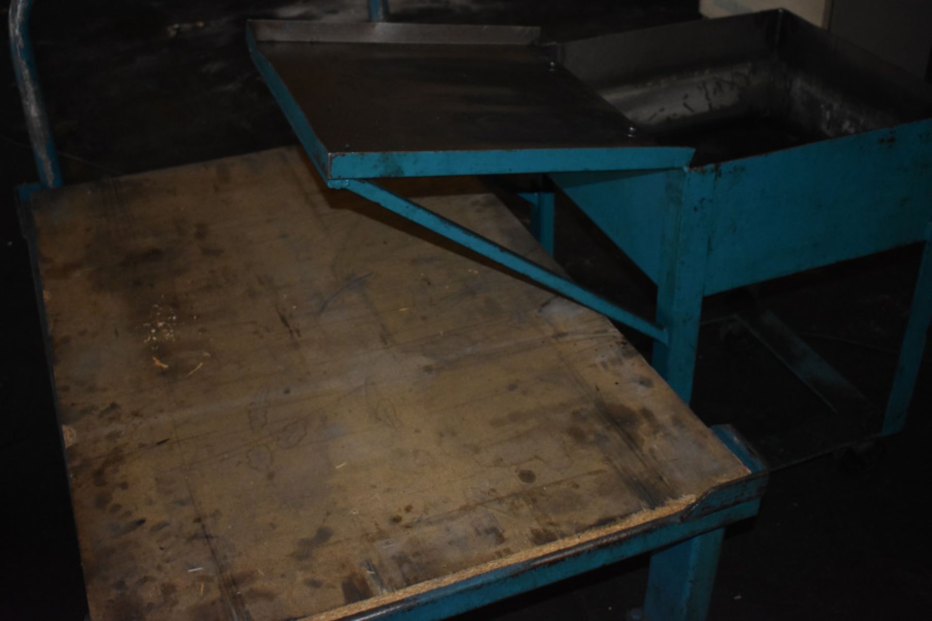 1 X 2M X 1M STEEL WORK TROLLY & PARTS DEGREASING TANK