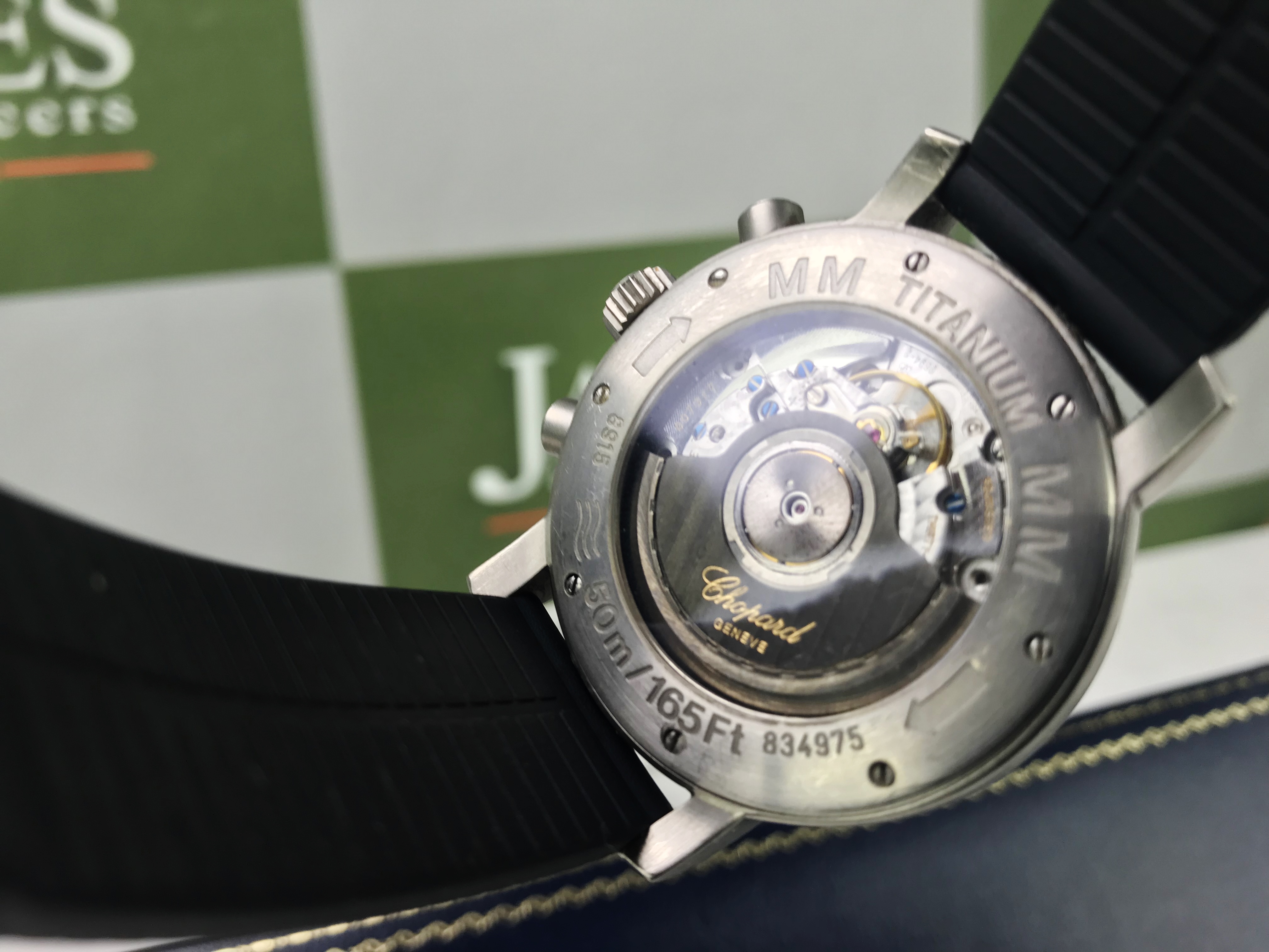 Chopard Mille Miglia Titanium Chronograph Watch. - Image 4 of 5