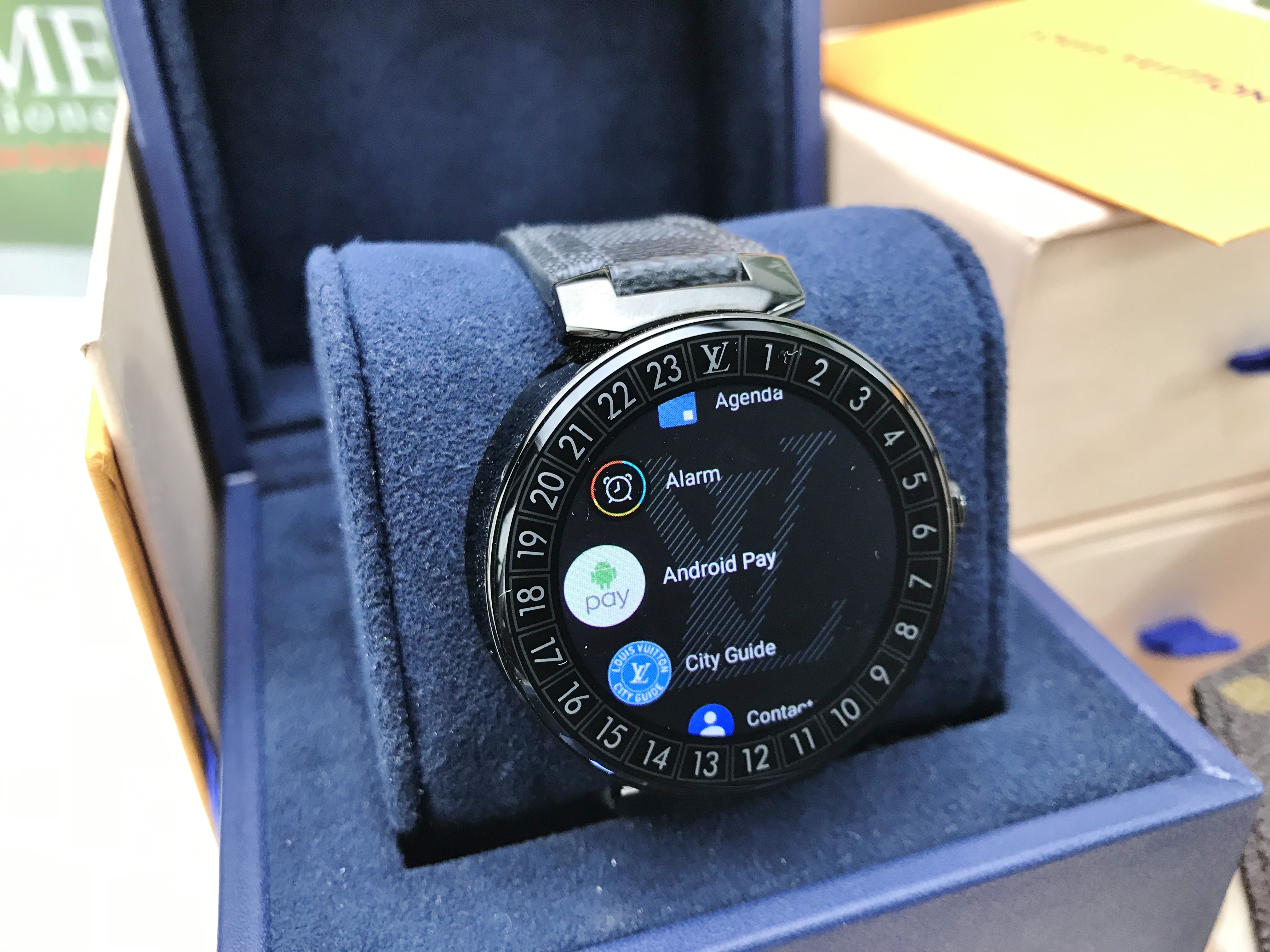 Louis Vuitton Tambour Connected Smart Watch (QA002). In original packaging. Box & papers