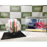 Signed Football Wales Squad, Bale, Ramsey etc /Cased