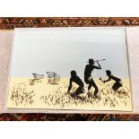 Banksy "Trolley Hunters" High Quality Print, Size a2