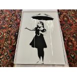 Banksy "Nola" High Quality Print, Size a2