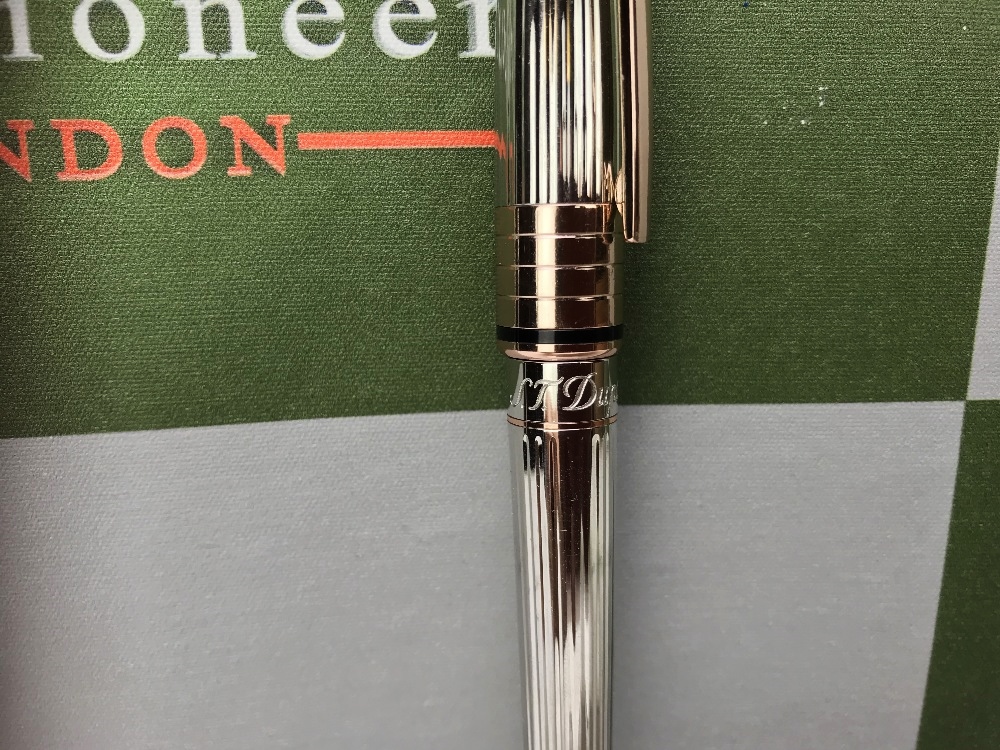 St Dupont - Luxury Olympio Silver & Rose Gold Pen. - Image 5 of 6